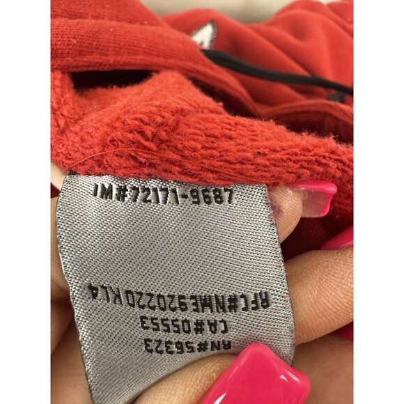 VTG Rare Jordan Red Sweatshirt XXL Gray Tag 90s Athletic Streetwear Retro Y2K - Picture 10 of 12